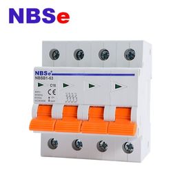 3 Pole / 2 Pole Mcb Circuit Breaker , Single Pole Circuit Breaker Overload Protection