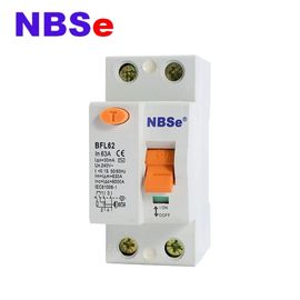 BFL62 Series Double Pole Circuit Breaker , MCB RCD Circuit Breaker Lightweight