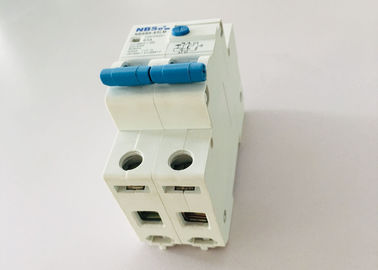 IEC61008 Electromagnetic  Double Pole 4P RCBO Device Residual Circuit Breaker With Overload