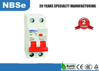 2P 25A Residual Current Circuit Breaker 30mA AC 240V Water Resistance