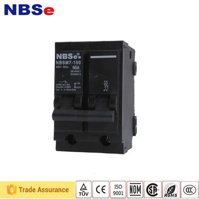 IEC60947-2 High Breaking   Double Pole MCB Miniature Circuit Breaker