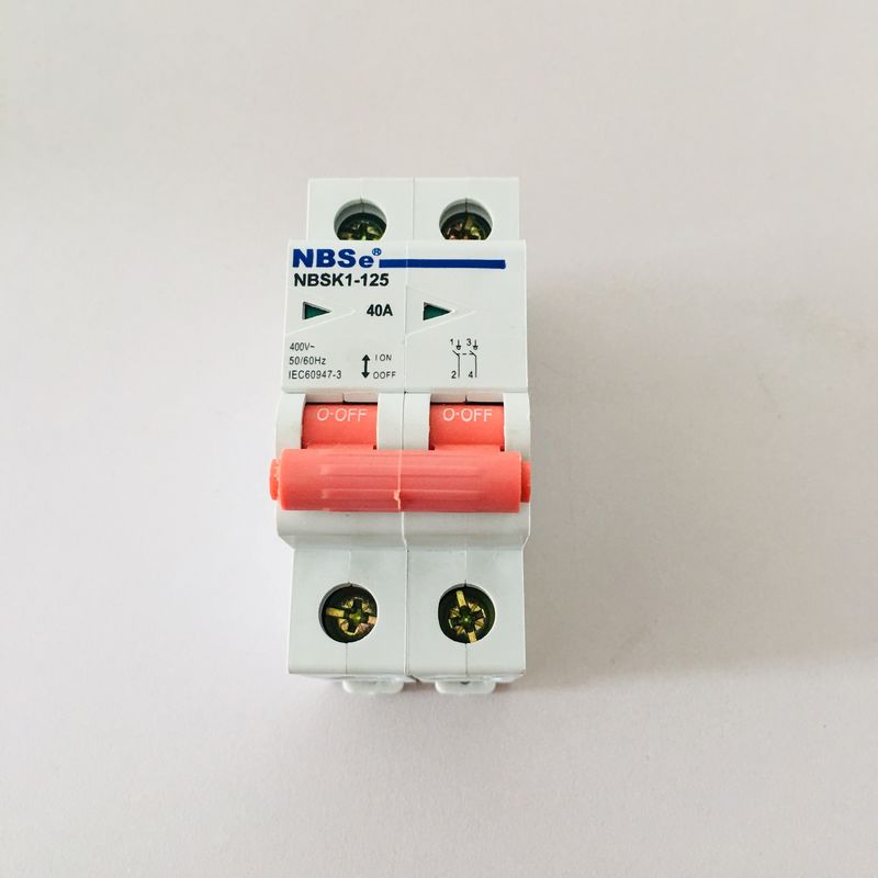 NBSK1-125 Circuit Breaker Disconnect Switch , Circuit Disconnect Switch 40A