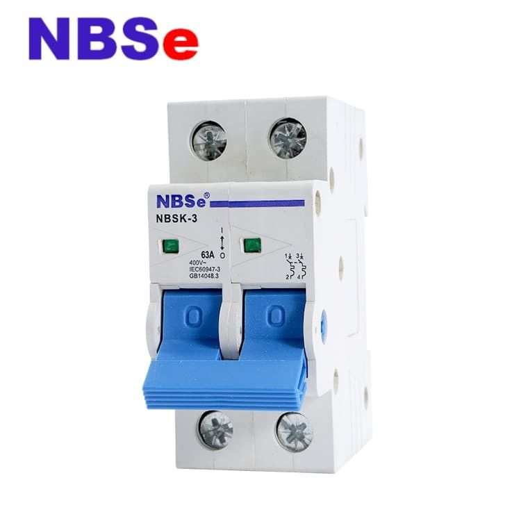 AC Disconnect Electrical Isolator Switch 2P 63A Circuit Breaker Type NBSK-3