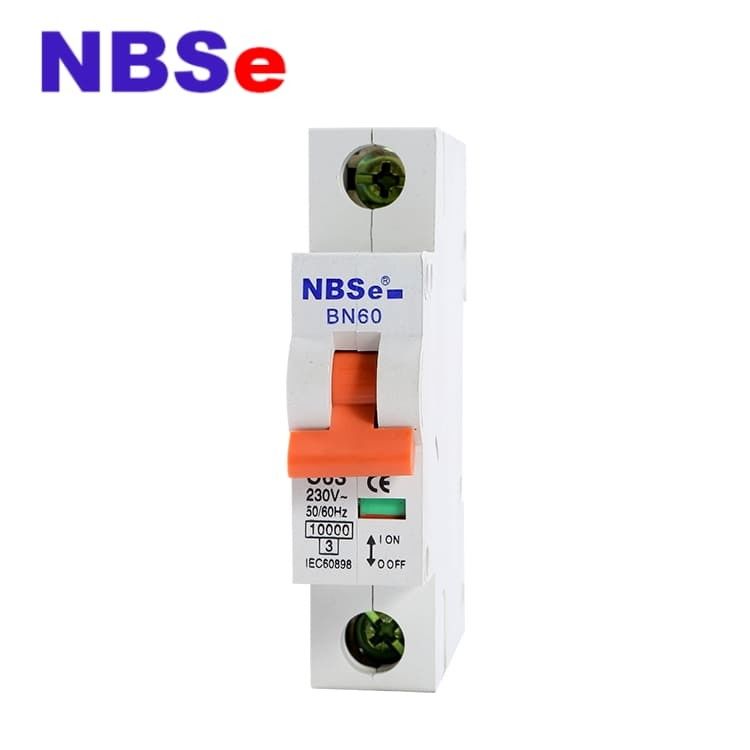 NBSe BN60 Miniature circuit breakers up to 63 A (10 kA),Industrial Board