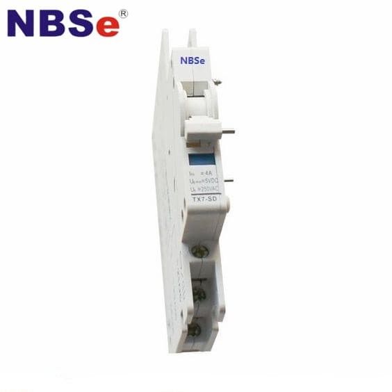 NBSe Industrial Mini Shunt Trip Circuit Breaker MX+OF 220V DC24V 50/60Hz