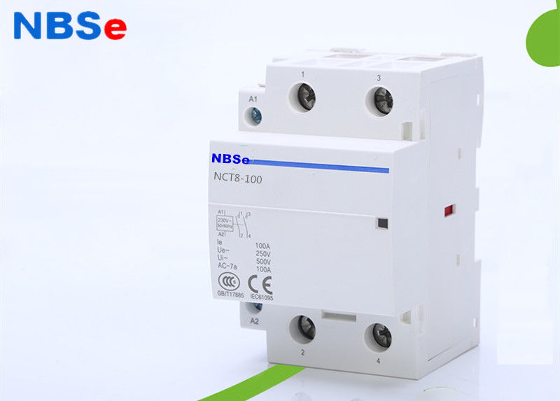 2 Poles Electrical Magnetic Contactor 220V 100A For Lighting Control System