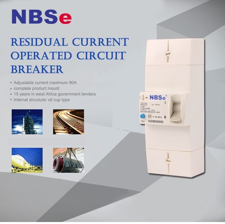 Fireproof Shell DDC 2P Differential RCBO Breaker