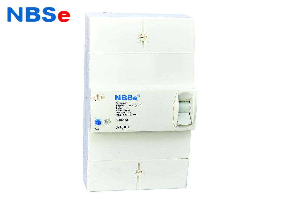 NBSe DDC Differential Circuit Breaker , RCBO Circuit Breaker 30-60A 500mA
