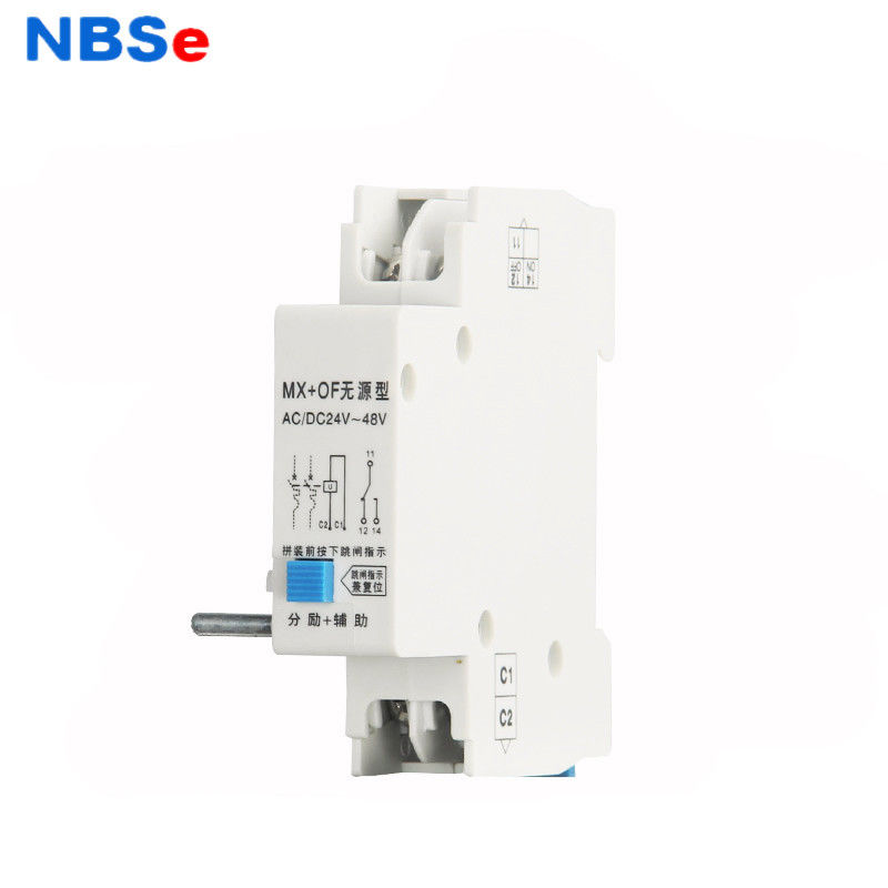 High Current Shunt Trip Device , Automotive Circuit Breaker MX+OF High Fire Resistant