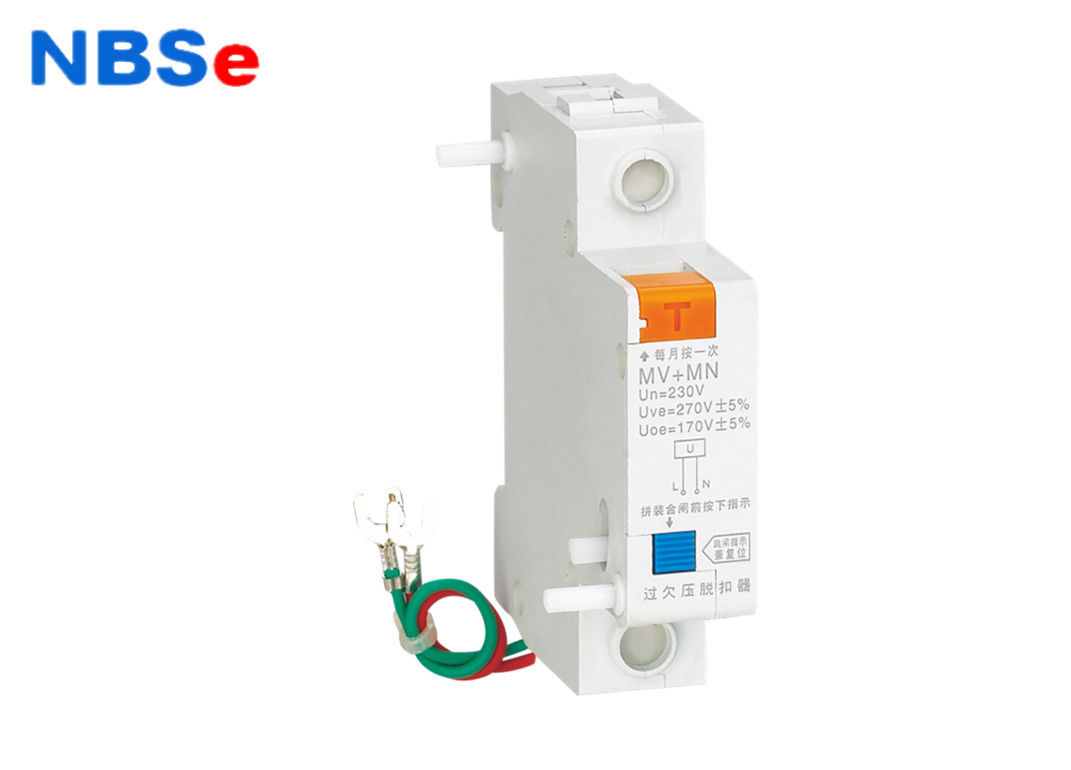 NBSe MCB MX Shunt Trip Circuit Breaker Under Voltage Protector MV+MN Frequency