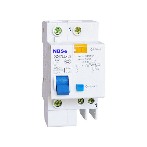 DZ47LE-63 Combined Residual Current Circuit Breaker DPN 2P 3P TPN 4P 6A 10A 16A 30mA 100mA 300m