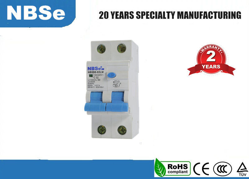 CE PA66 4P 63a Residual Current Operated Circuit Breaker