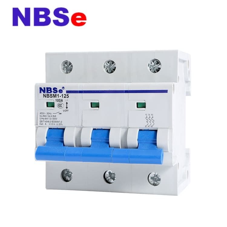 CCC MCB Breaker Double Pole Connection 100A 8KA 3 Phase