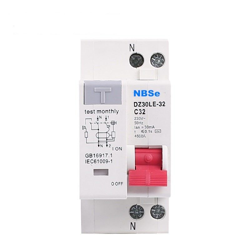 NBSe Electronic Dinrail Mount 1P 32a 18mm RCBO Breaker