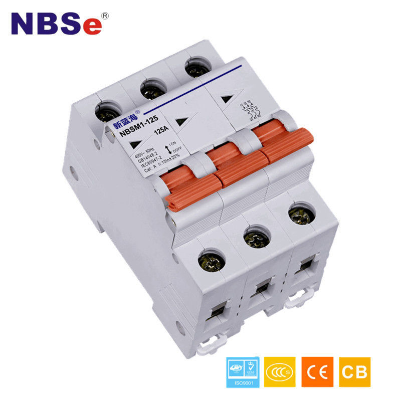 CCC  Din Rail 125A Medium Voltage Industrial Type Circuit Breaker